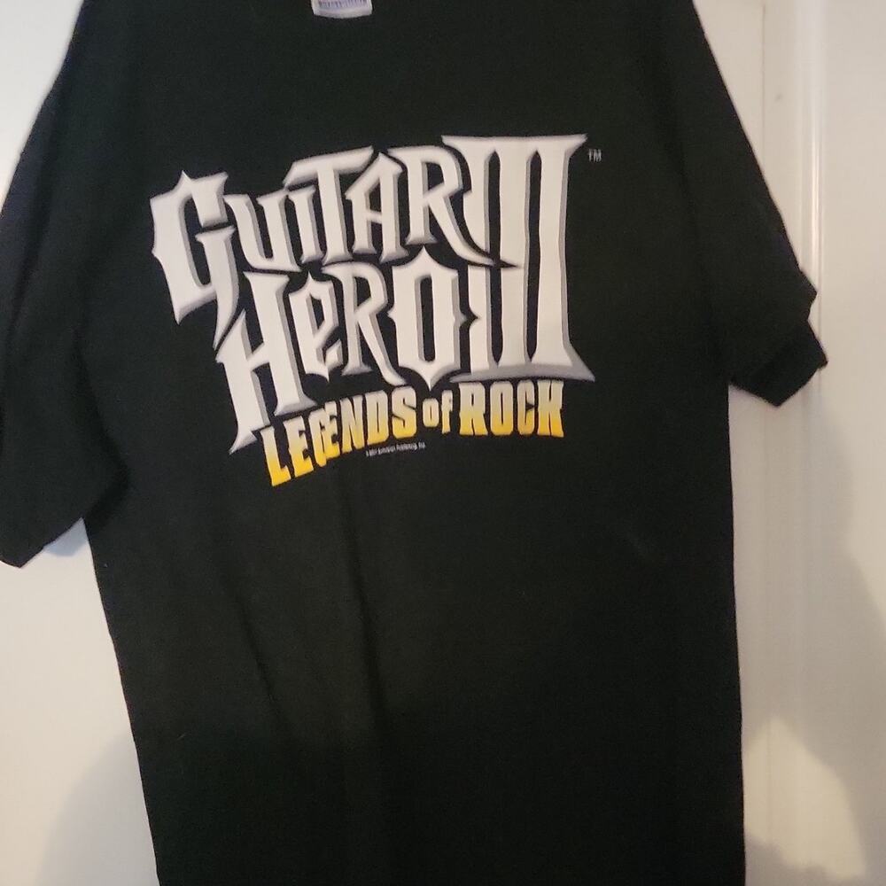 Hanes Guitar Hero III Legends of Rock Shirt Size L